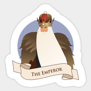 Tarot Arcana: The Emperor Sticker